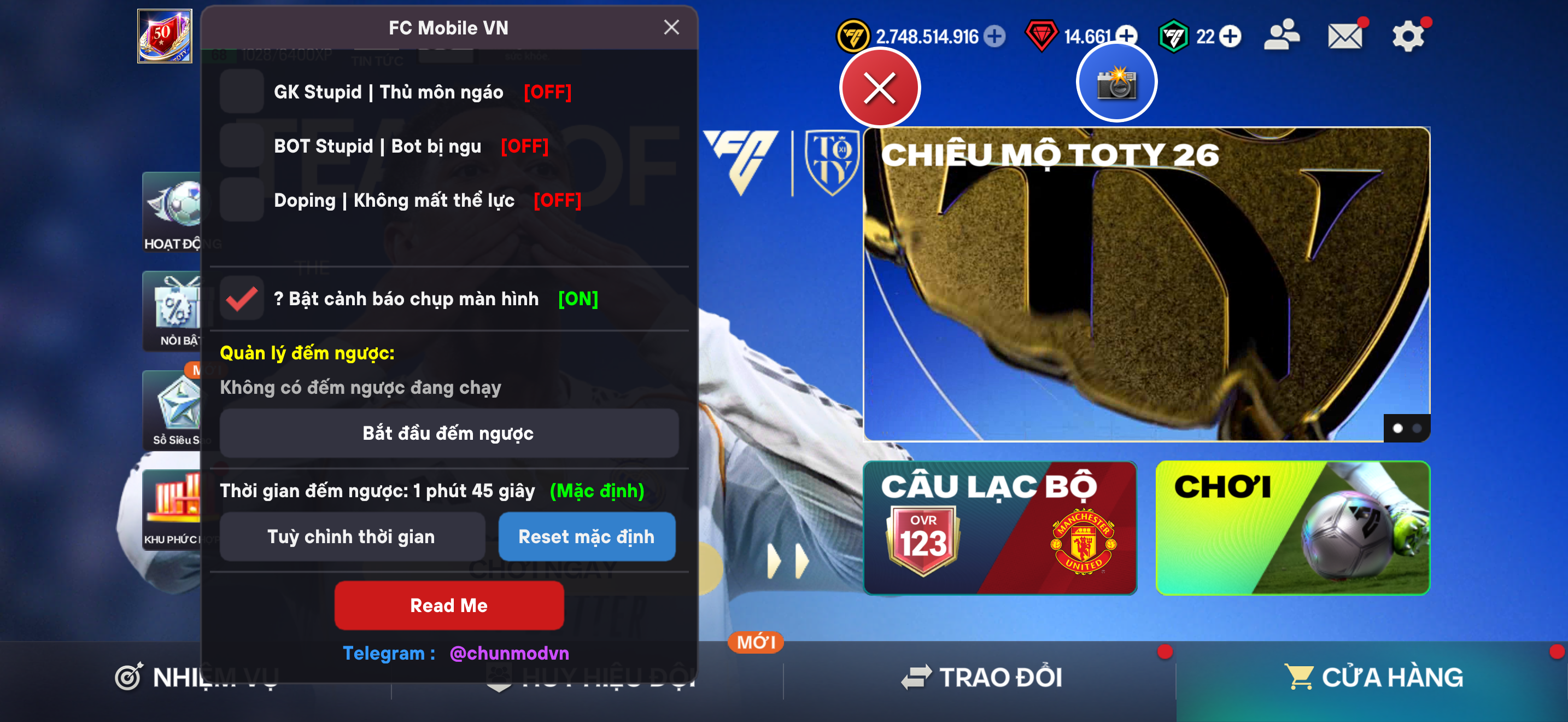 HACK FC MOBILE VN BẢN VIP LEO RANK