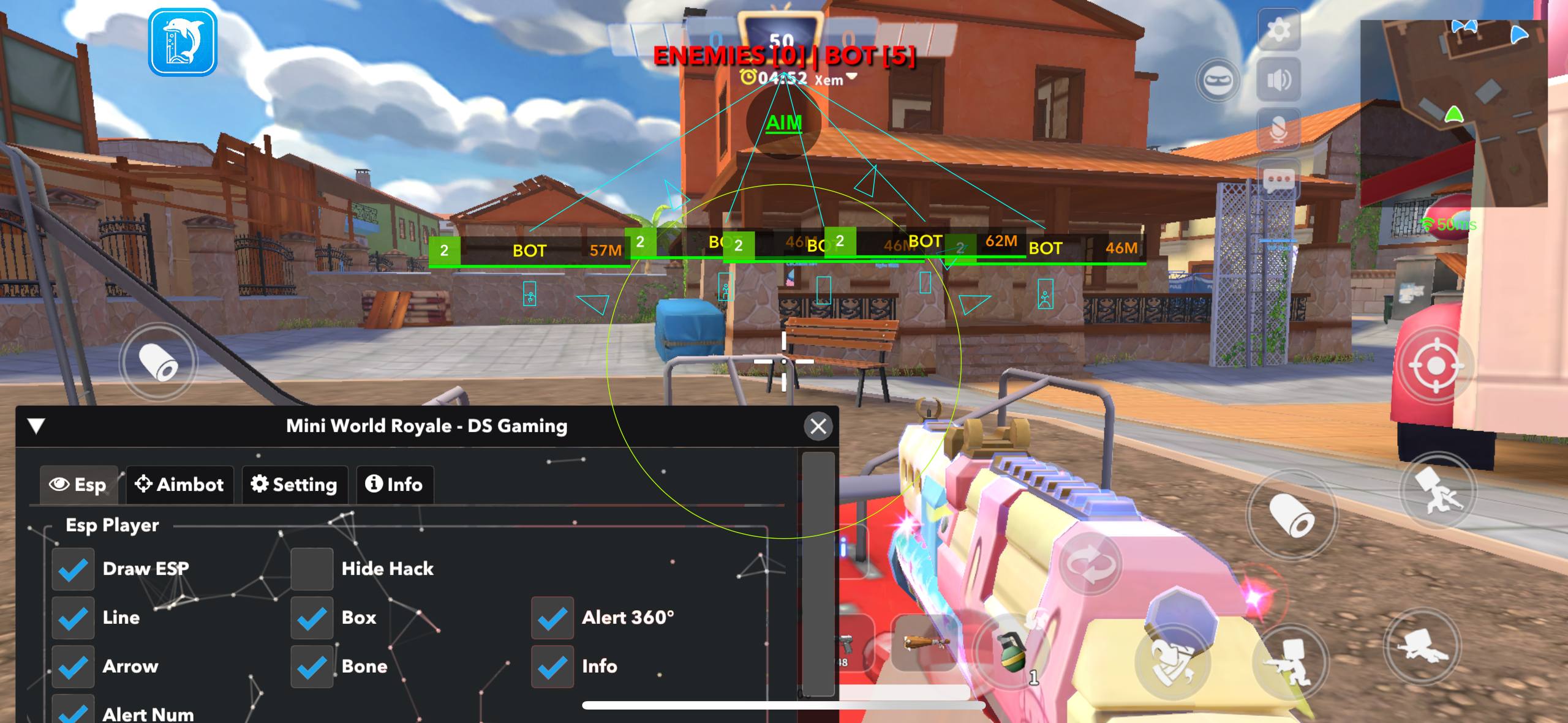 [IOS] Bản DS hack Mini world royal